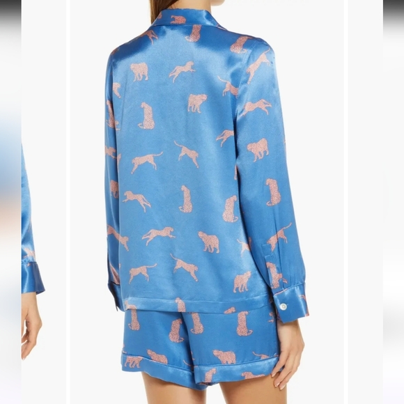 Rails Clarise Pink Cheetahs Short Pajamas Size XS - Picture 2 of 11